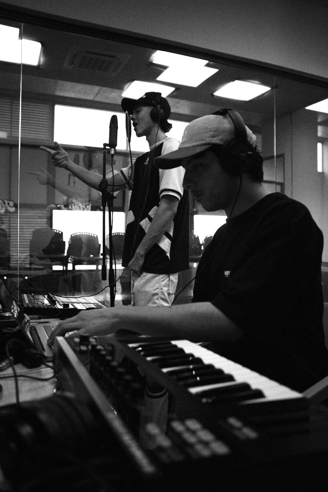 Camilo Chamorro in the studio